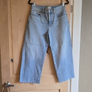 The Perfect Vintage Wide-Leg Crop Jean